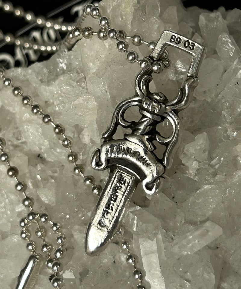 帝王クロムハーツNo.10ダガーネックレス〉Chrome Hearts No.10