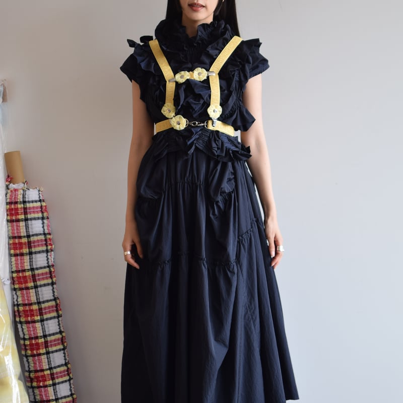 HOUGA 】kiki frill vest (ベスト) | 木宮商店 -蔵前-