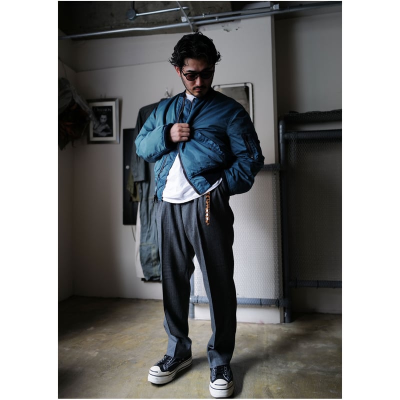 anytee classics] Officer Pants_Flannel Stripe