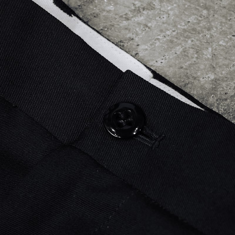 anytee classics] Officer Pants_Black Gabardine