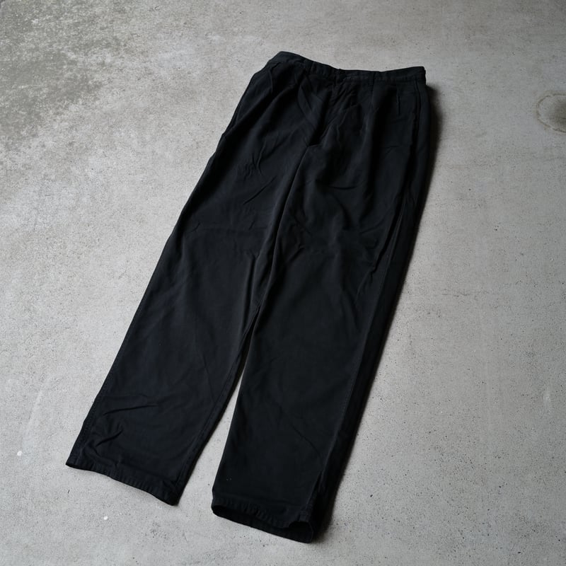 W36 L35] Super Black_VINTAGE POLO CHINO 2tuck