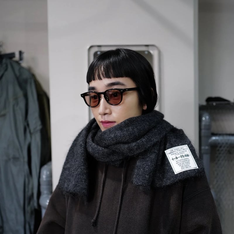 anytee classics] Celluloid Eyegear_Black×Brown