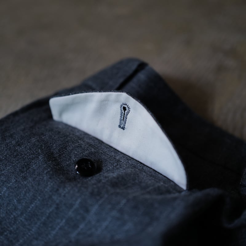 anytee classics] Officer Pants_Flannel Stripe