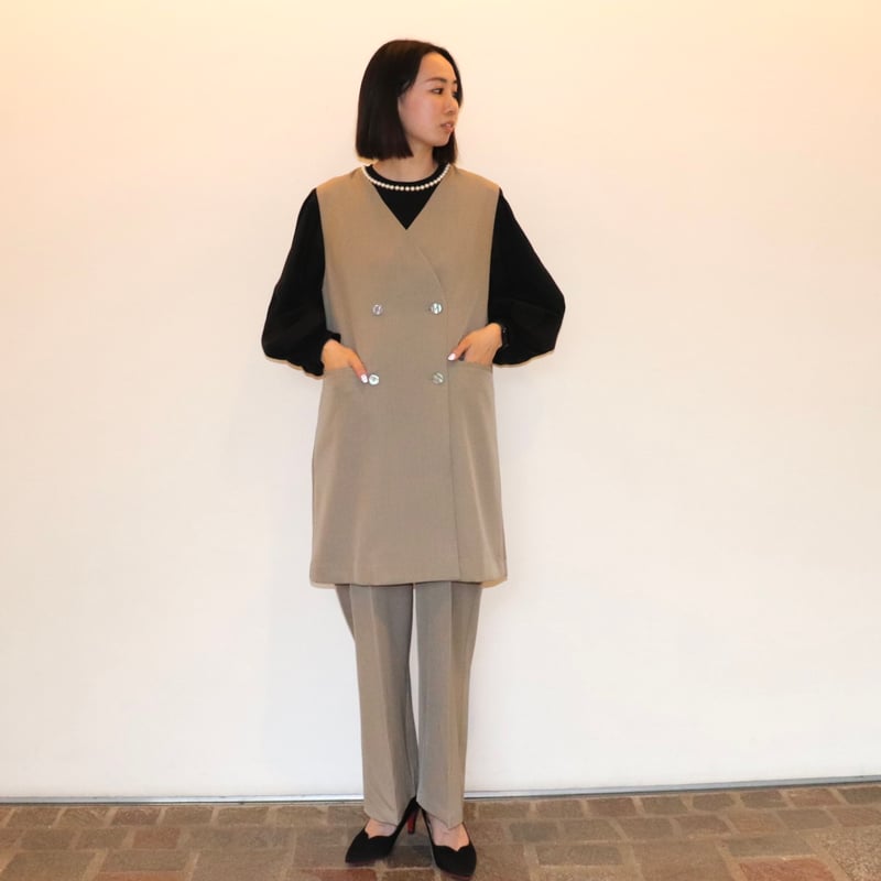 ノーカラージレ (セットアップ可) | ABIENTOT ONLINE STORE