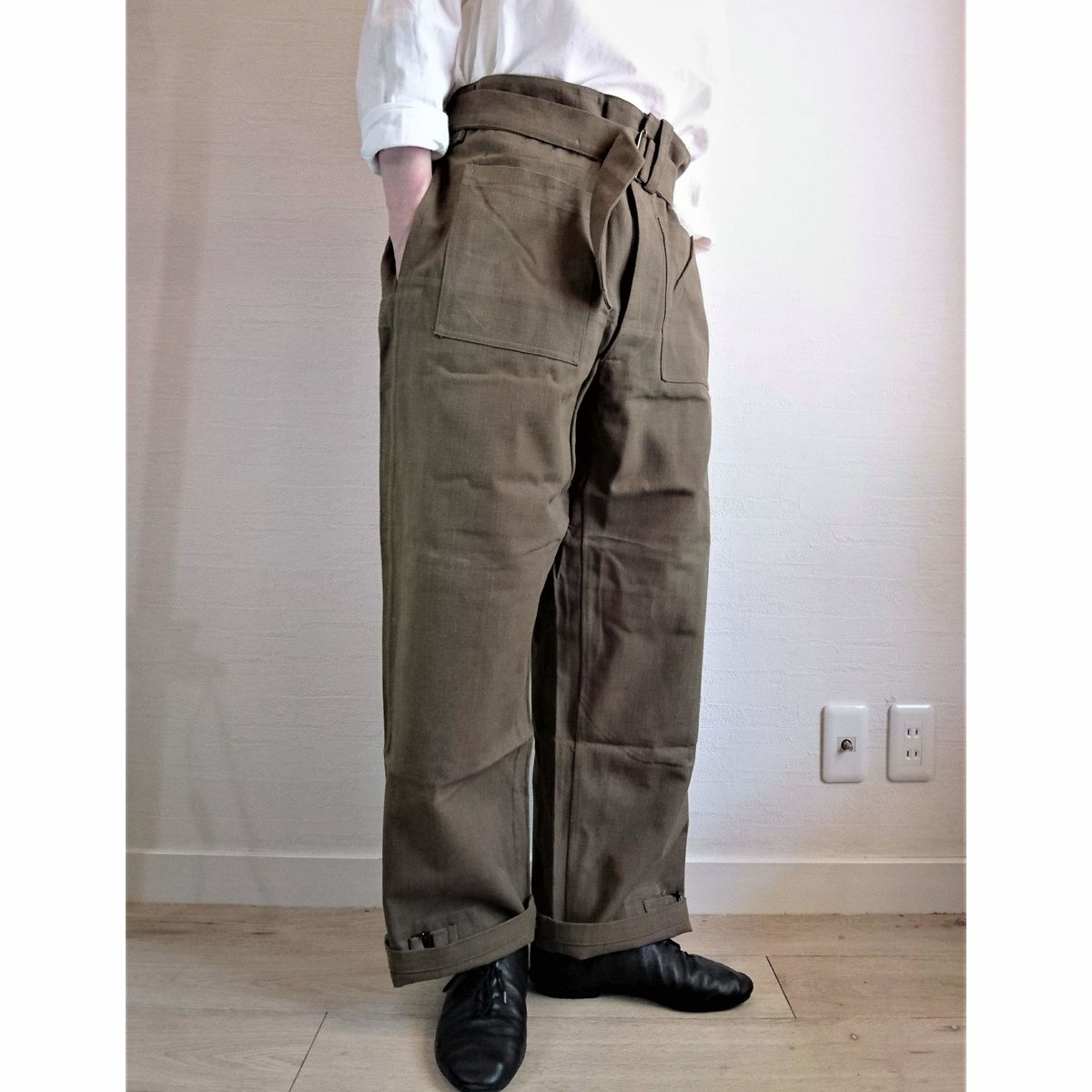 French Army M-35 Motorcycle Pants DeadStock】フラ