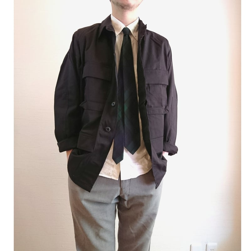 US.Army BDU Jacket BLACK357 DeadStock】アメリカ軍 BD