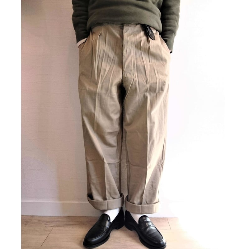 1タックモデル【French Army M-52 Chino Pants Late Model