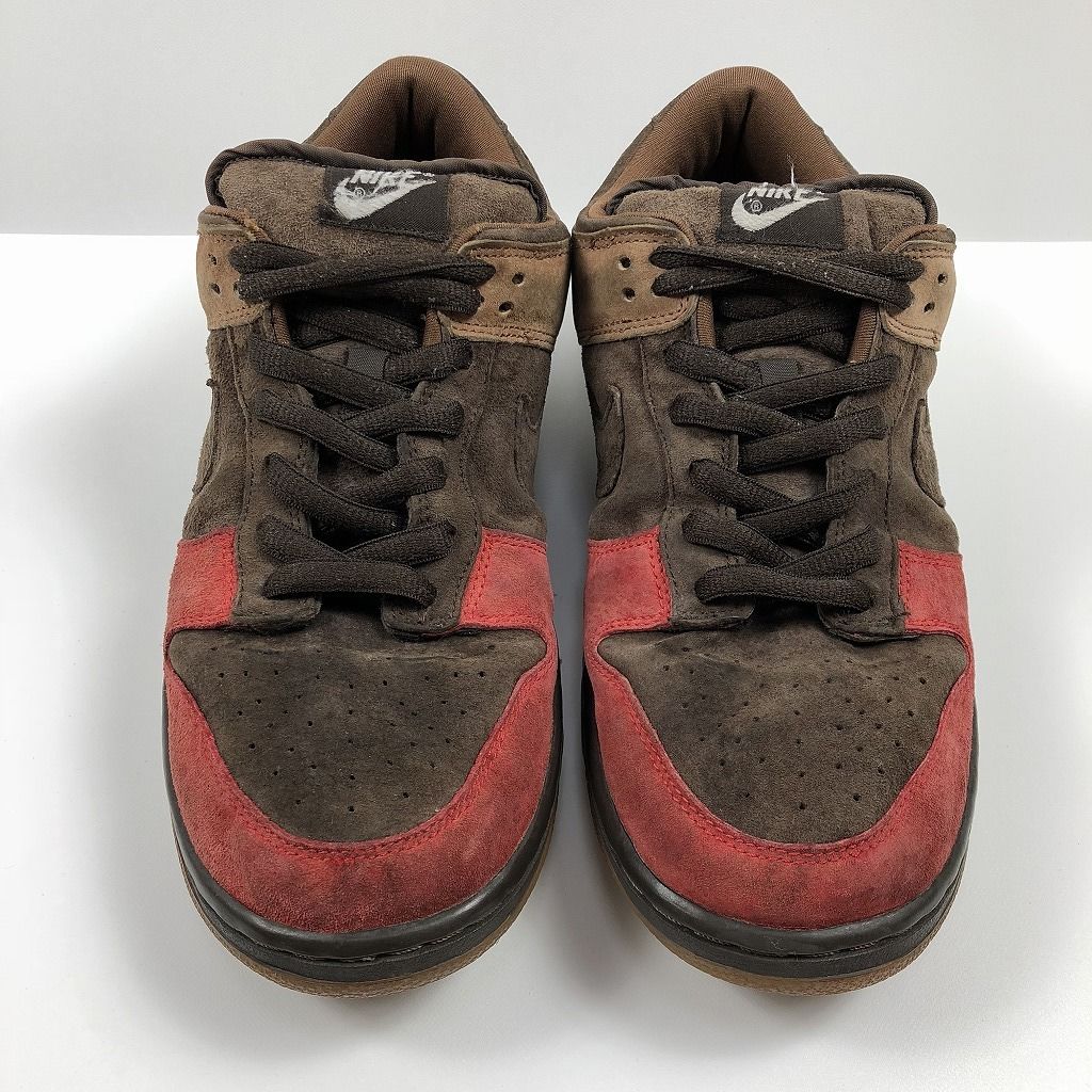 NIKE DUNK LOW SB BISON つま赤 29.0cm 使用感有り 【中古】 |