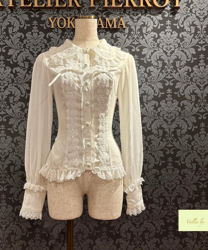 Valléelys】ヴァレリスDreamsLadderLace Blouse Vallée lys