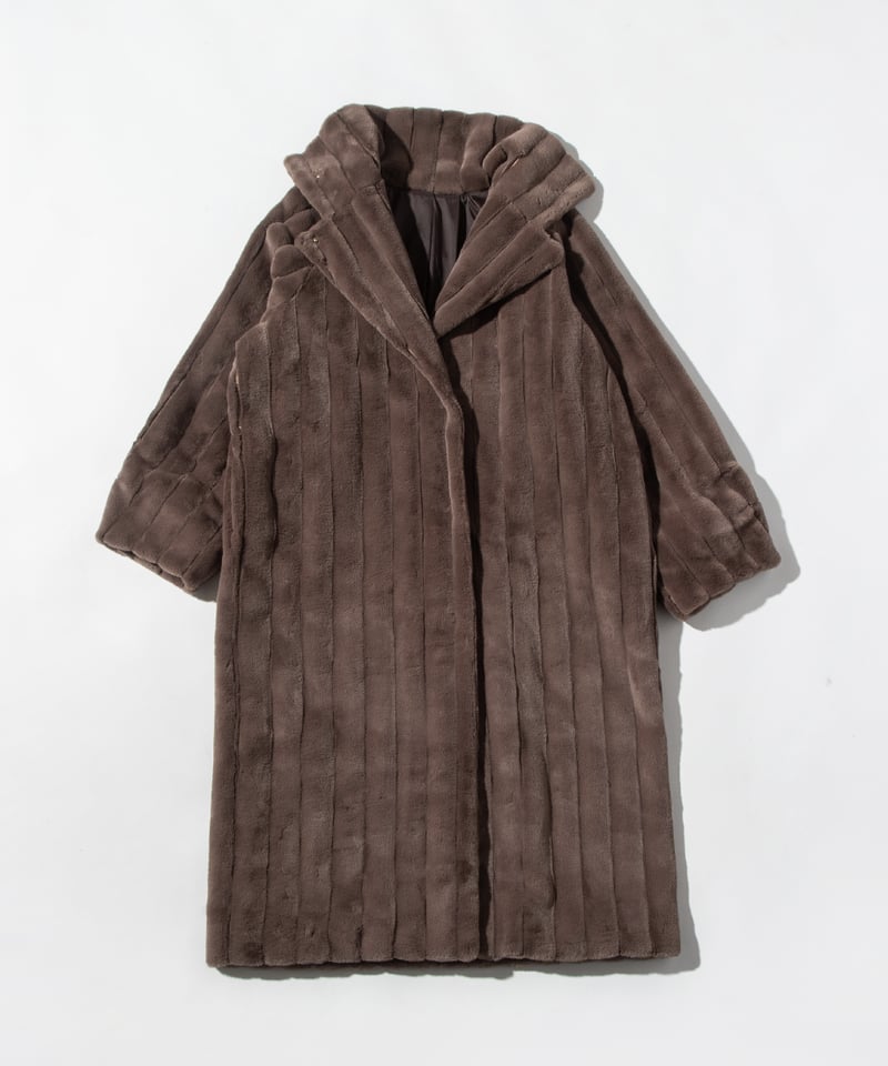 フェイクファーコート【WCJ-SP-002BRN】 | WCJ OFFICIAL WEB STORE