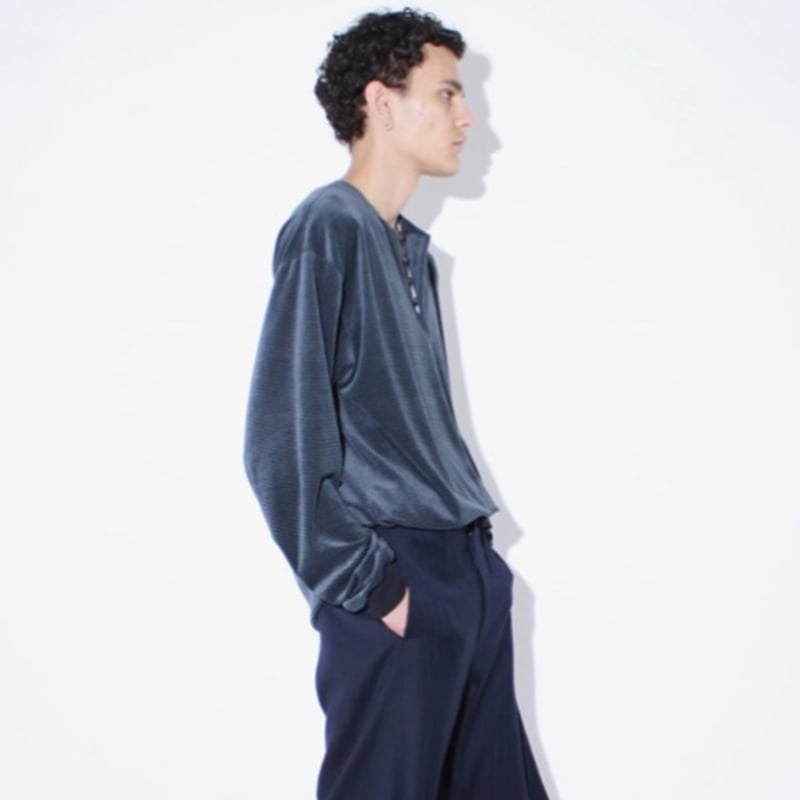 soe READY TO WEAR / Henryneck L/S T-Shirts | g