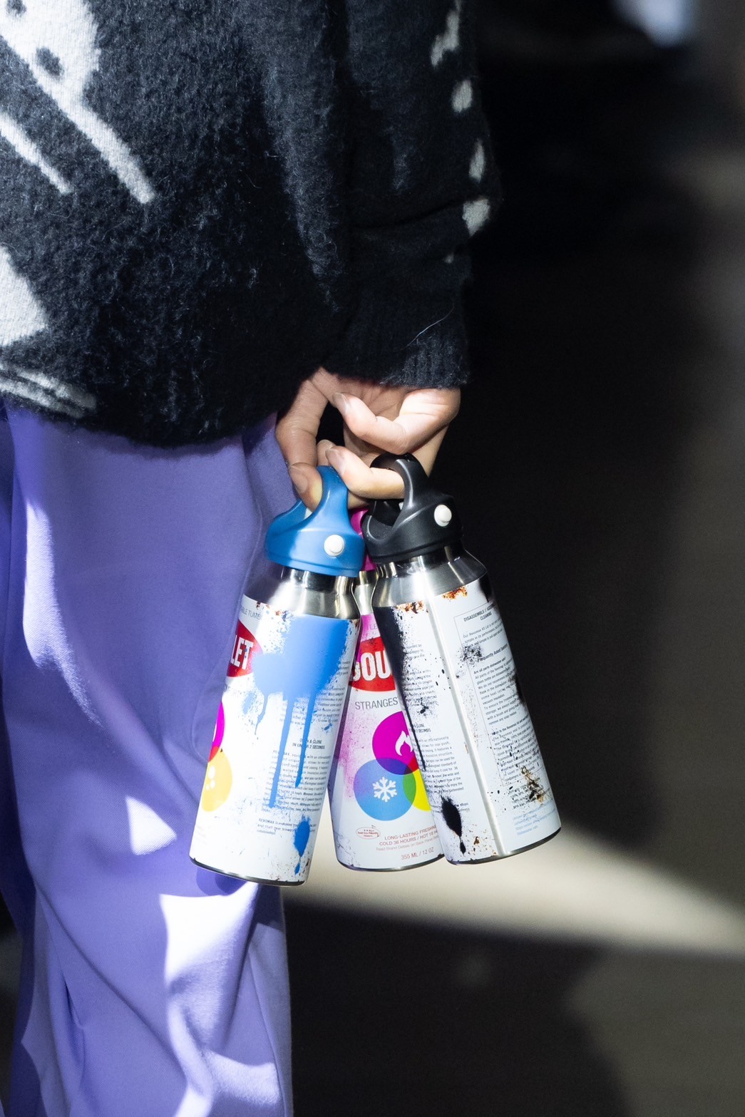DOUBLET /SPRAY-CAN WATER BOTTLE/SMALL | glitter