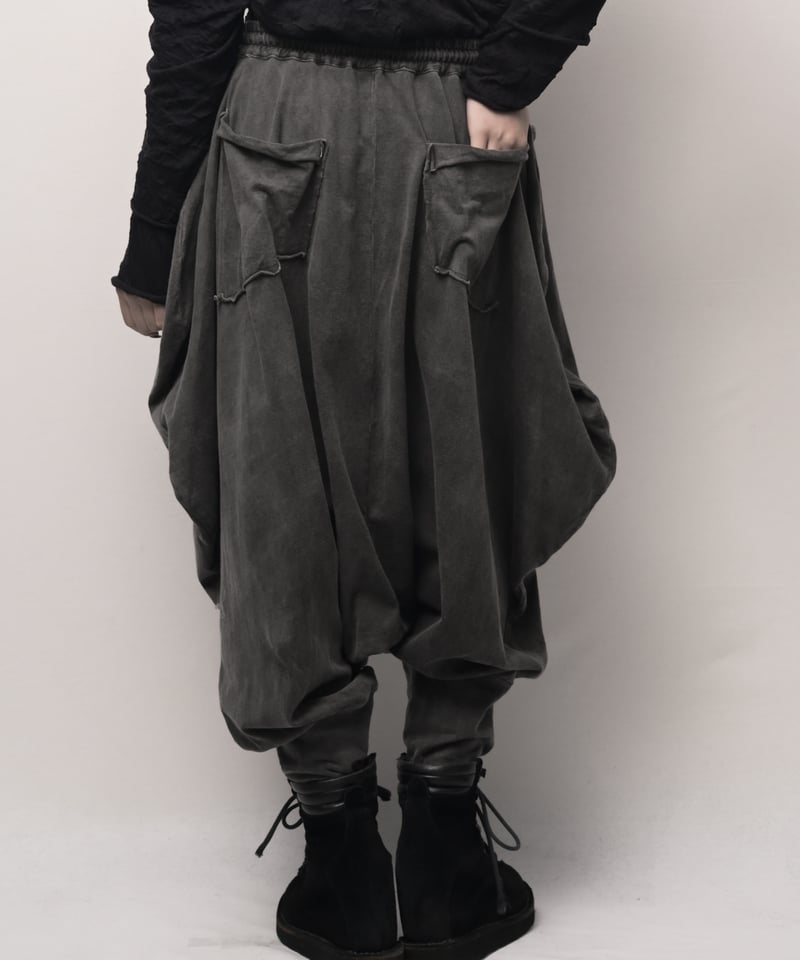 藍墨 鼯-musasabi-サルエルパンツ | I R O F U S I online shop