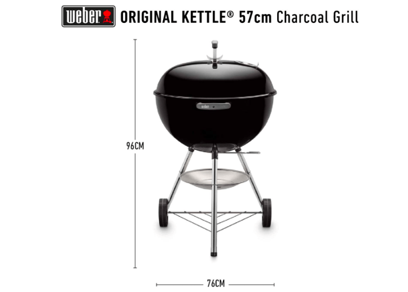 オリジナルケトル チャコールグリル57cm / 温度計付 | 川合精肉店