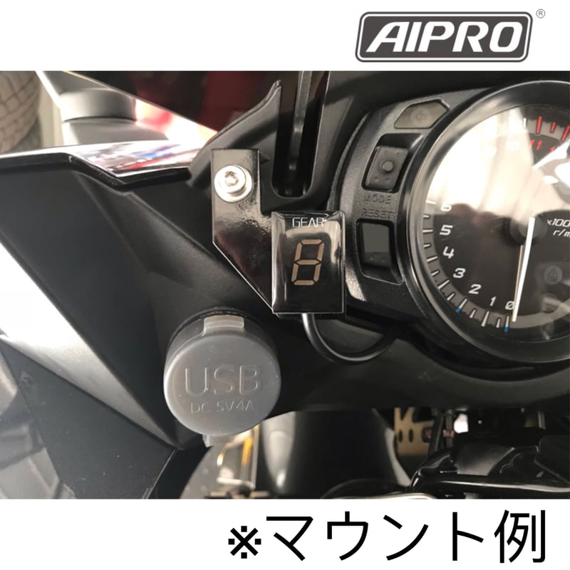 即納】アイプロ製☆シフトインジケー APK1 緑 Ninja250 ZRX1200ダエグ |
