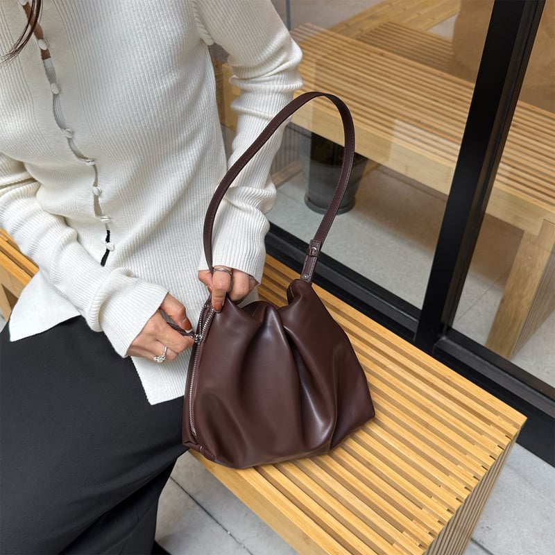 NEW COLOR!!》one handle gather shoulder bag | L