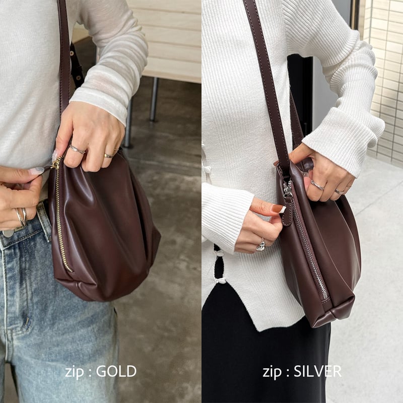 NEW COLOR!!》one handle gather shoulder bag | L