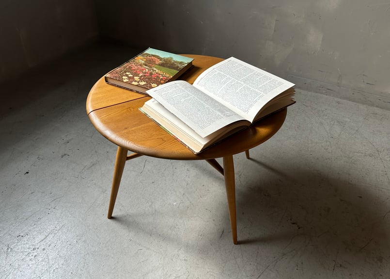 ERCOL アーコール ハーフムーンテーブル S-2311-1 | mumokuteki a