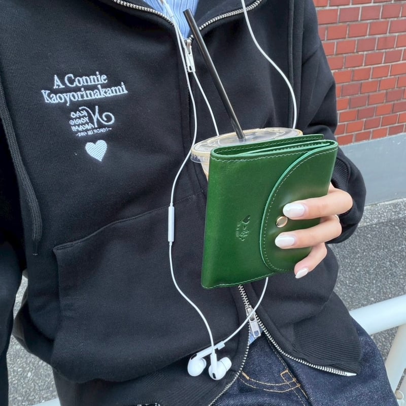 ☺︎<❤︎ leather wallet | kaoyorinakami