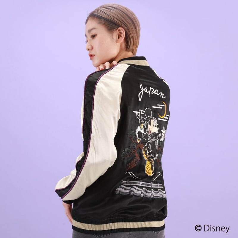 再入荷無し】伊賀くみひも MICKEYスカジャン/IGAKUMIHIMO MICKEY SU