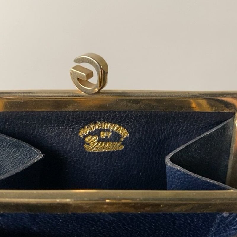 GUCCI グッチ オールドグッチ コーティングGGキャンバス/レザー ガマ口