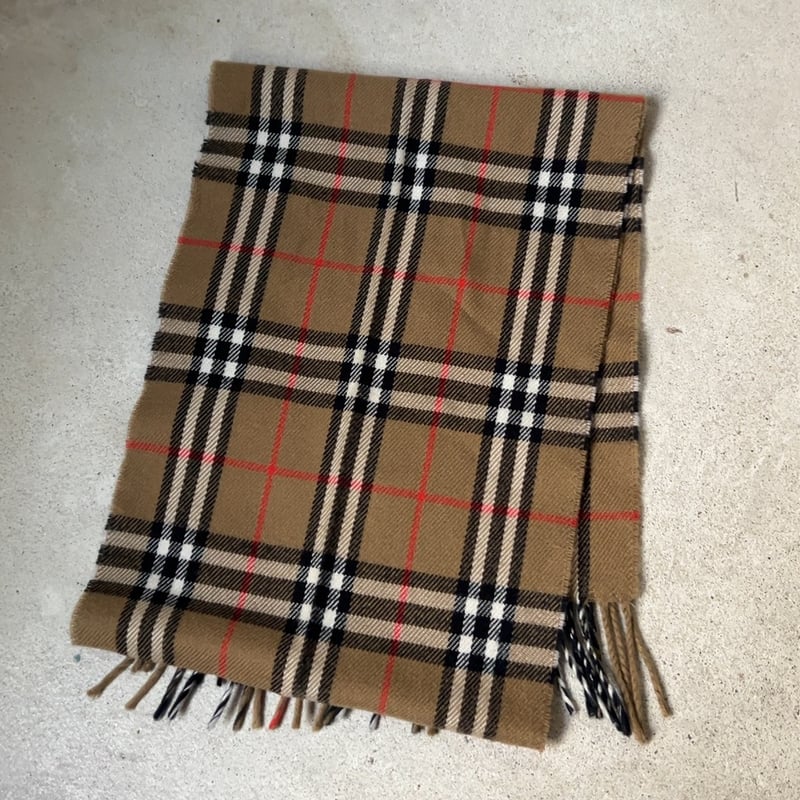 BURBERRYS バーバリーズ LAMBSWOOL 100% ラムウール マフラー ベージ