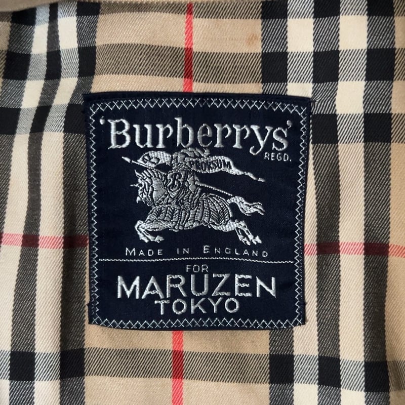 BURBERRYS バーバリーズ 丸善(MARUZEN)ダブルネーム 70s 80s バルマ