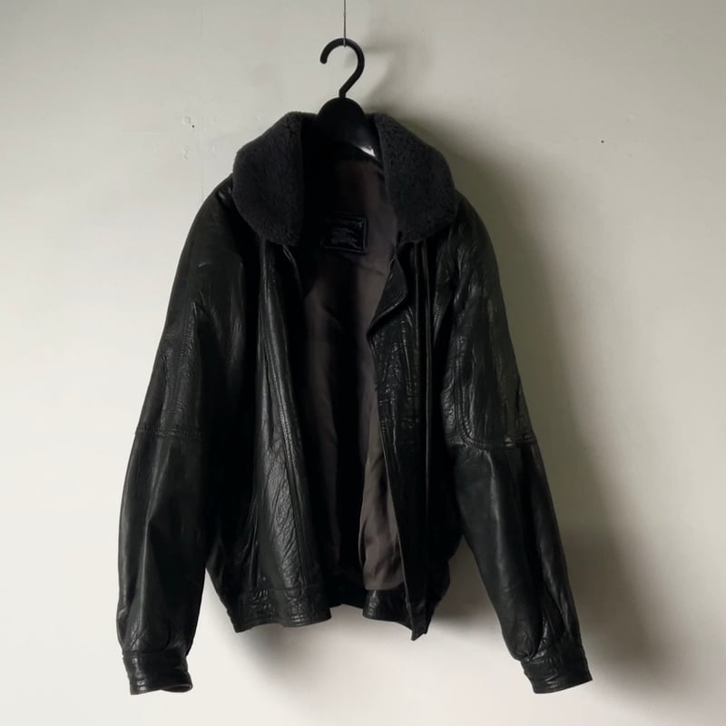BURBERRYS バーバリーズ 80s～90s ヴィンテージレザージャケット 旧