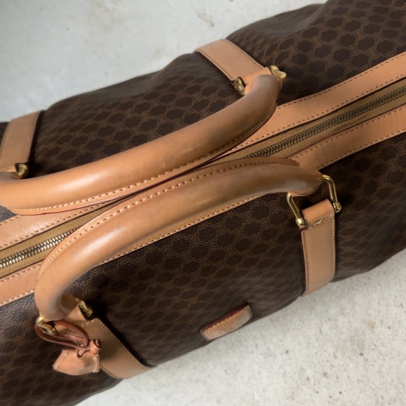 CELINE オールドセリーヌ トリオンフ(マカダム) 総柄 ボストンバッグ