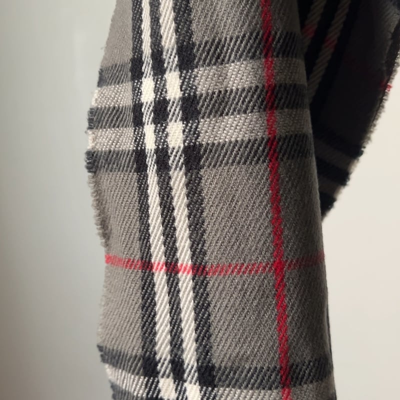 BURBERRYS バーバリーズ LAMBSWOOL 100% ラムウール マフラー グレー