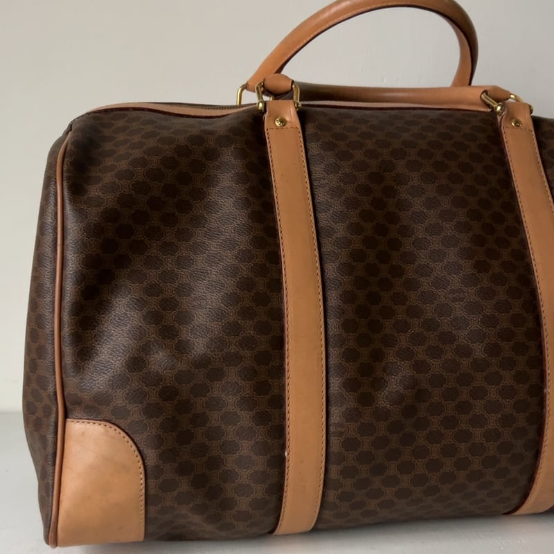 CELINE オールドセリーヌ トリオンフ(マカダム) 総柄 ボストンバッグ