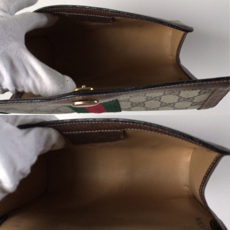GUCCI オールドグッチ セカンドバッグ クラッチバッグ GG柄