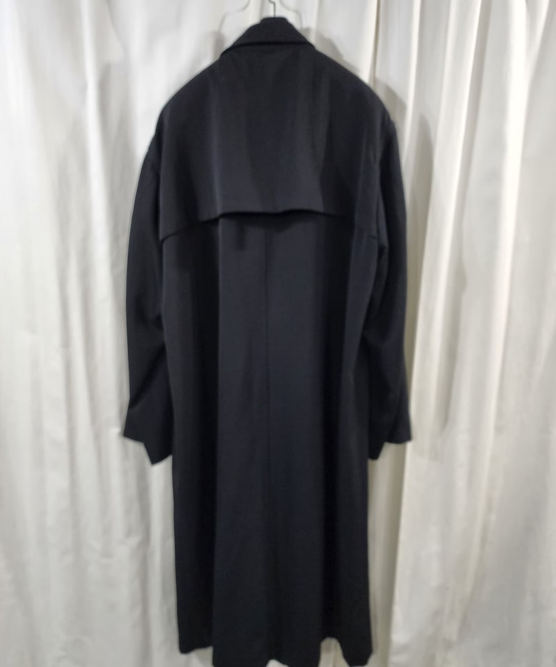 Y's for men yohji yamamoto 黒 ウールギャバジン デザインロングコー
