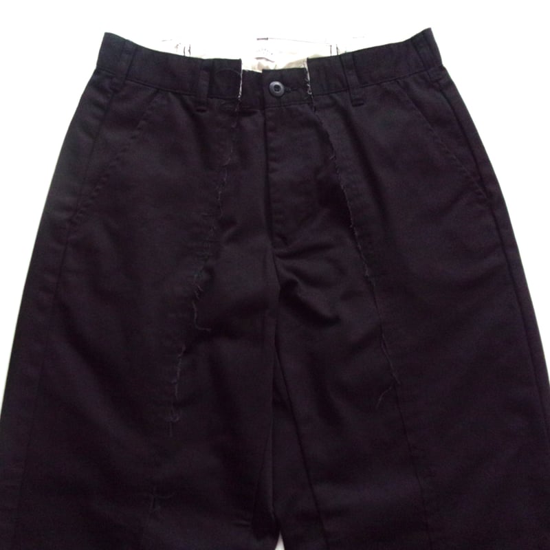 OLD PARK BAGGY WORK PANTS - BLACK / OPRK-01 /