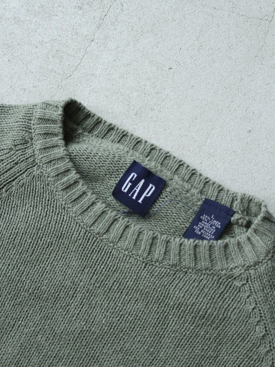90s Gap linen/cotton knit sweater | sui & shara