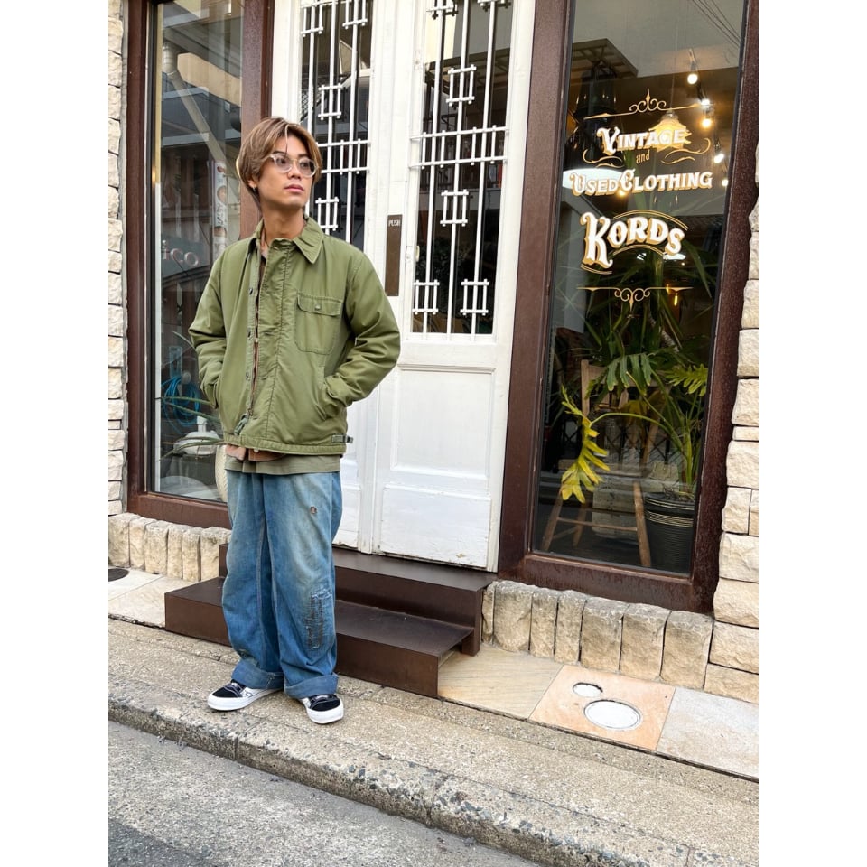 70s US NAVY A-2 DECK JACKET 