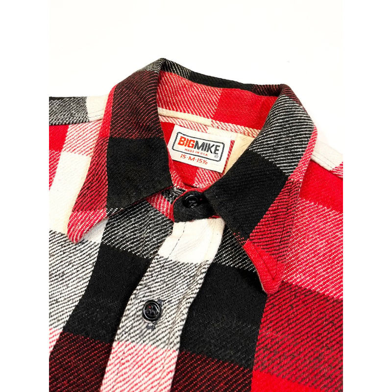 70s BIG MIKE FLANNEL SHIRT MADE IN USA 🇺🇸 Size