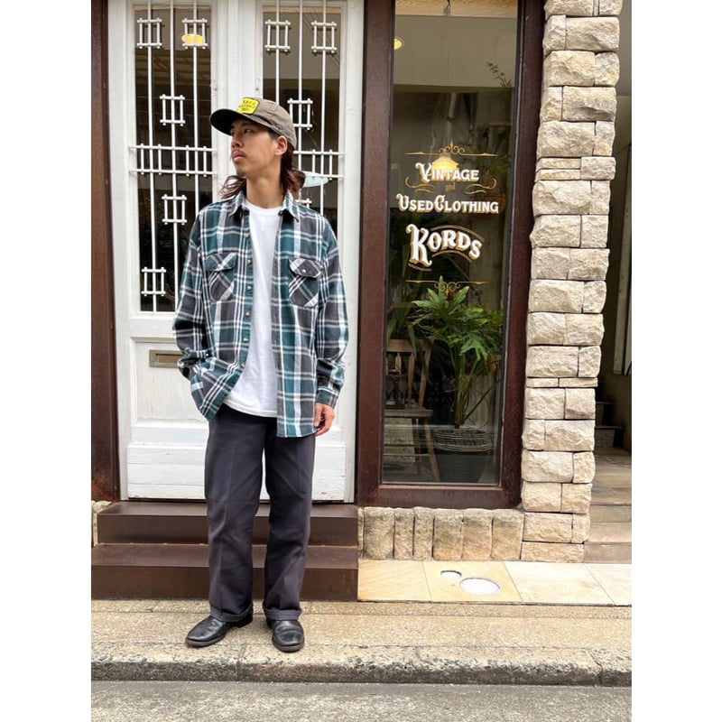90s FIVE BROTHER FLANNEL SHIRT Size XL-TALL | K