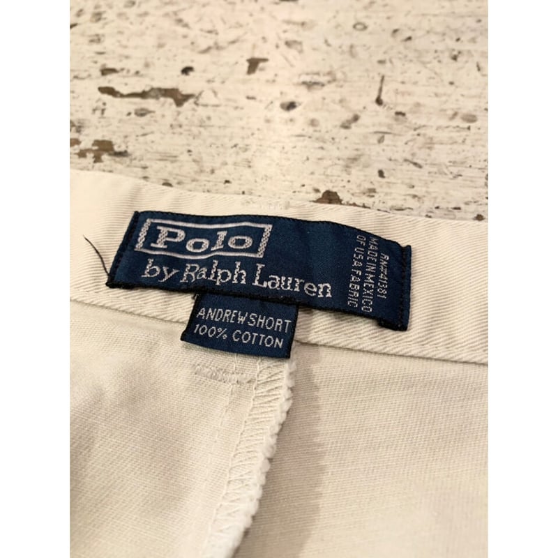 90s POLO RALPH LAUREN ANDREW SHORTS Size W35→W3