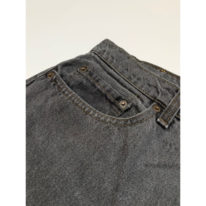 80s Levi's 505-0259 BLACK DENIM PANTS MADE IN U