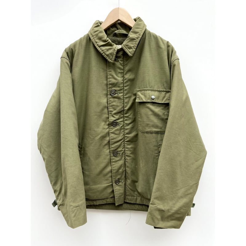 70s US NAVY A-2 DECK JACKET 
