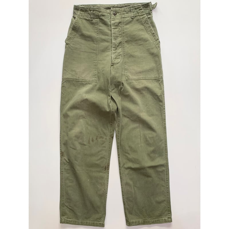 50s US ARMY M-47 HBT BAKER PANTS Size W29L30.5