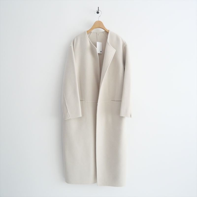 2021AW / DEUXIEME CLASSE / victorian リバーロングノーカラ