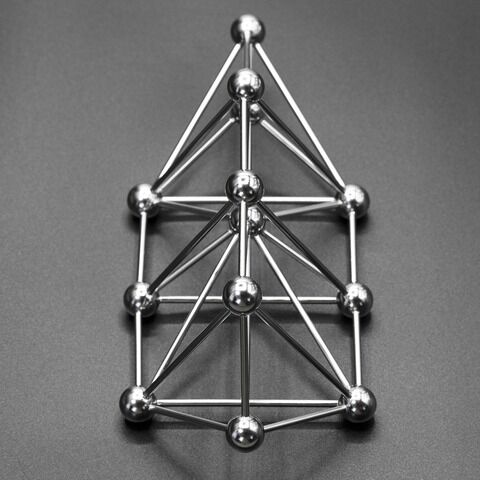 模型 3Dカバラ パドマ（ステンレス） | カタカムナ・クスリ絵の学校