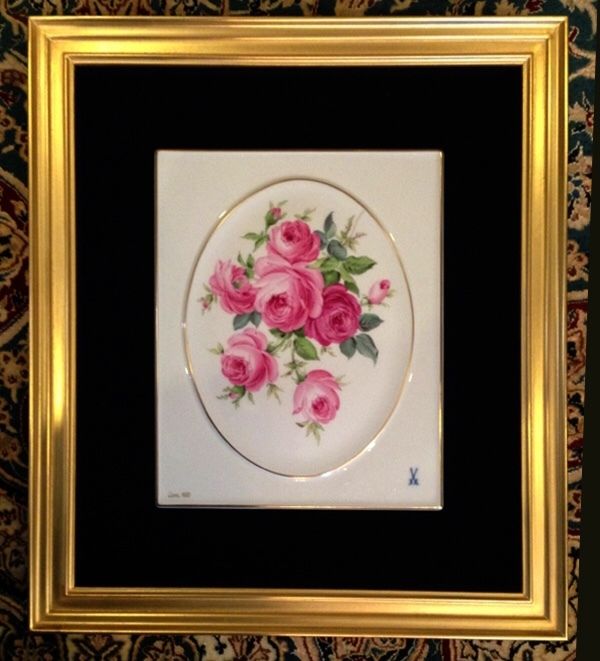 AKK172 本物保証 マイセン ハインツ・ヴェルナー 薔薇のブーケ