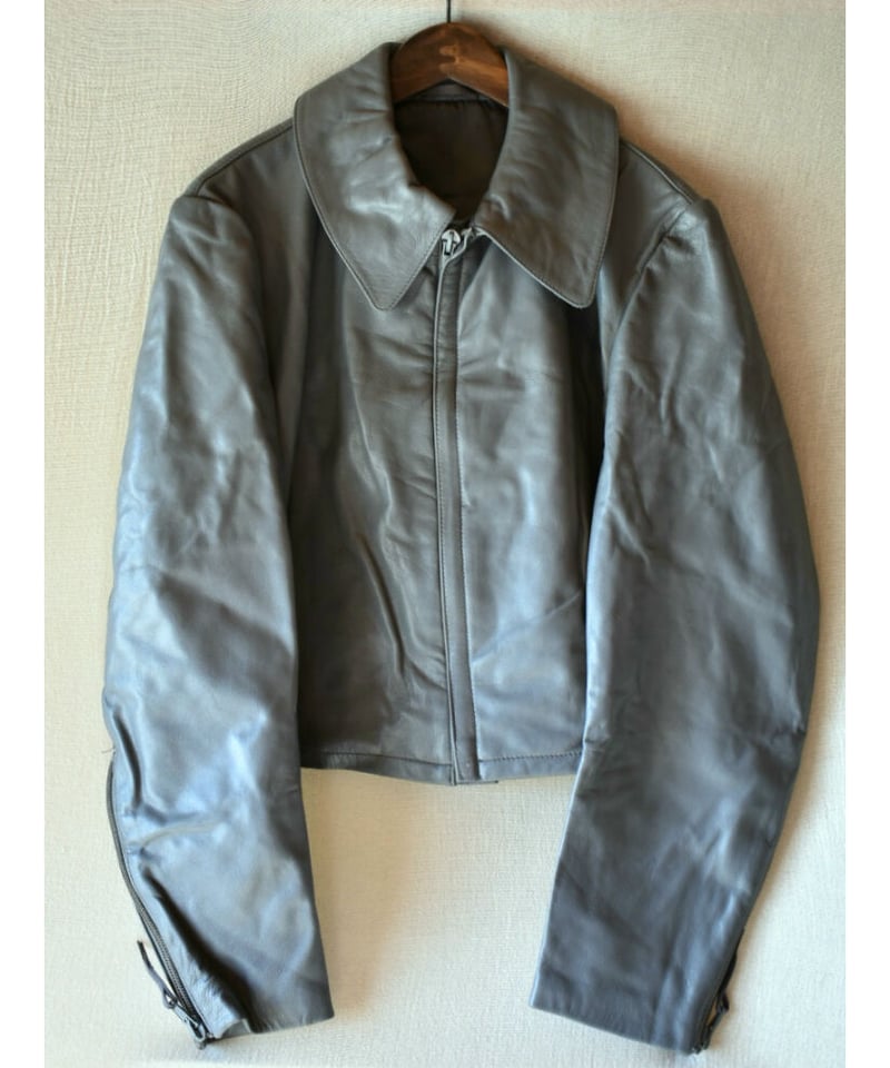 used 】 ドイツ軍 サブマリンレザージャケット GREY | Rinceaux