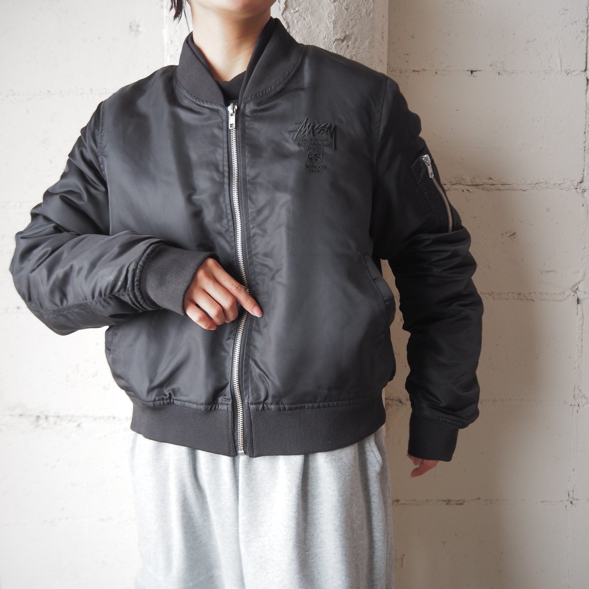 Stussy MA-1 Jacket BK | Orfeo