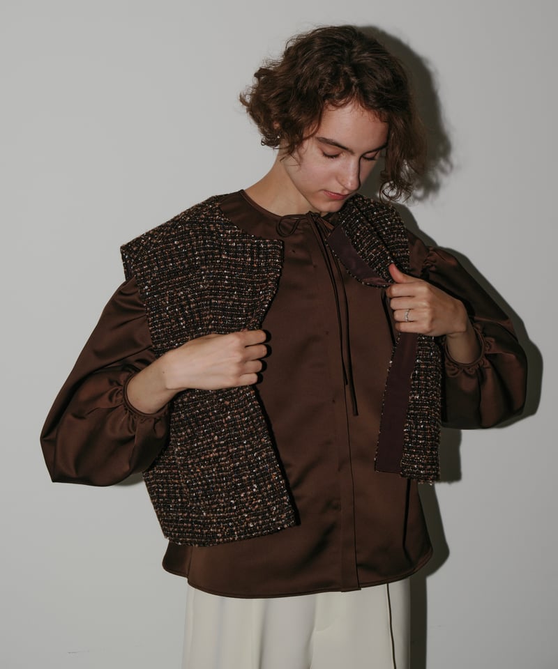 TWEED GILET | OHGA