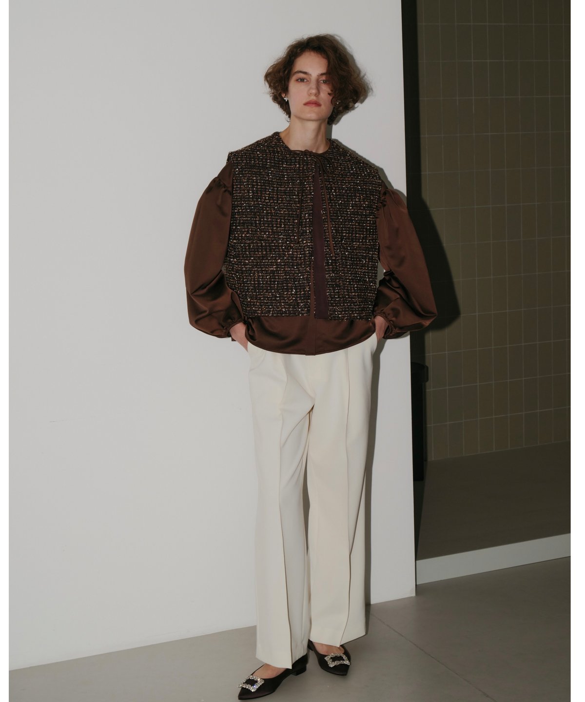 SATIN BLOUSE | OHGA