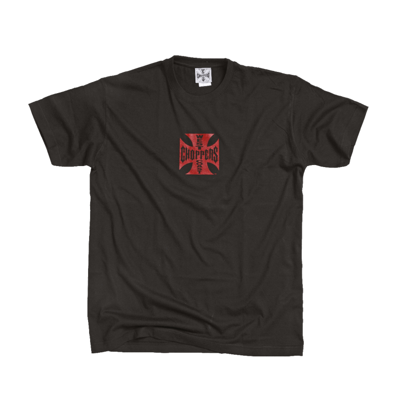 WEST COAST CHOPPERS OG CLASSIC TEE - BLACK RED